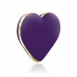 RS Icons Heart - akkus csiklóvibrátor (lila)