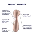 Satisfyer Pro 2 Gen2 - akkus csiklóizgató (barna)