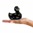 My Duckie Romance 2.0 - kacsa vízálló csiklóvibrátor (fekete-arany)
