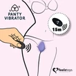 FEELZTOYS Panty - akkus, rádiós csikló vibrátor (lila)