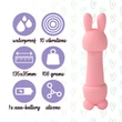 FEELZTOYS Mister bunny - mini masszírozó vibrátor szett (pink)