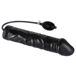 You2Toys - latex, pumpálható análtágító - nagy (fekete)