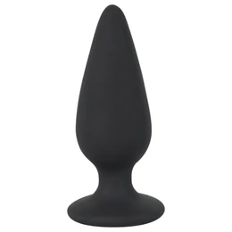 Black Velvets Heavy - 75g-os anál plug (fekete)