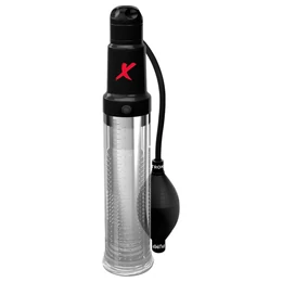 PDX Elite - 2in1 - péniszpumpa és maszturbátor egyben (átlátszó)