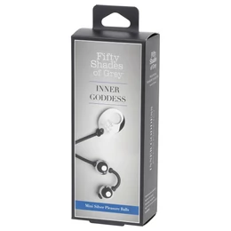 A szürke ötven árnyalata Inner Goddess - mini gésagolyó (ezüst)