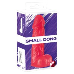 You2Toys - Small Dong - felállítható, herés dildó (15cm) - pink