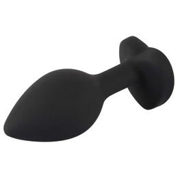 You2Toys Anal Plug - fehér köves anál plug (fekete)