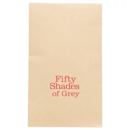 A szürke ötven árnyalata - nyakörv és bimbócsipesz (fekete-vörös)