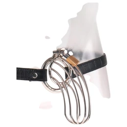 Fetish The Prisoner - fém péniszketrec (ezüst)