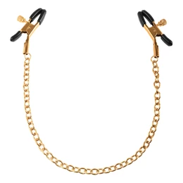 Pipedream Fetish Fantasy Gold - mellbimbó csipesz (arany)