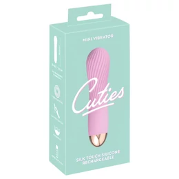 Cuties Mini - akkus, vízálló, spirál vibrátor (pink)