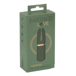 Emerald Love - akkus, vízálló csikló vibrátor (zöld)