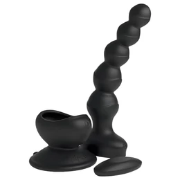3Some wall banger Beads - prosztata vibrátor (fekete)