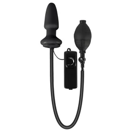 You2Toys - pumpálható anál vibrátor (fekete)