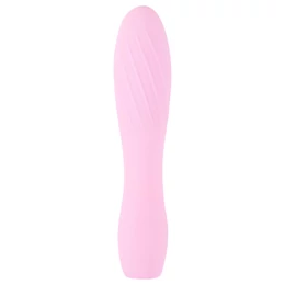 Cuties Mini 3 - akkus, vízálló, bordázott vibrátor (pink)