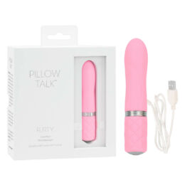 Pillow Talk Flirty - akkus rúd vibrátor (pink)