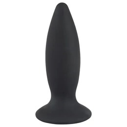 Black Velvets S - akkus, kezdő anál vibrátor - kicsi (fekete)