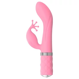 Pillow Talk Kinky - akkus, 2 motoros G-pont vibrátor (pink)
