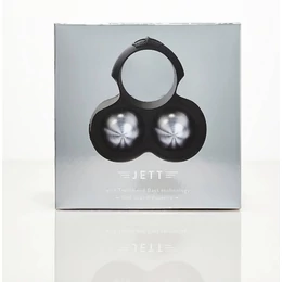 HOT Octopuss JETT - 2 motoros makkvibrátor (fekete)