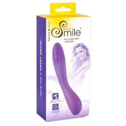 Smile Rechargeable - akkus, hajlékony szilikon vibrátor (lila)
