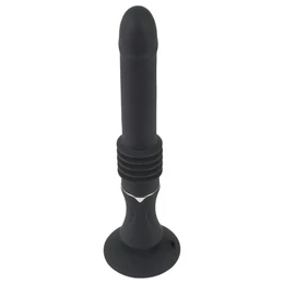 You2Toys Fucking Machine - tapadókorongos lökő vibrátor (fekete)