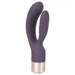 You2Toys Elegant Double - akkus, csiklókaros vibrátor (lila)