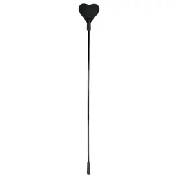 Szíves szilikon pálca - fekete