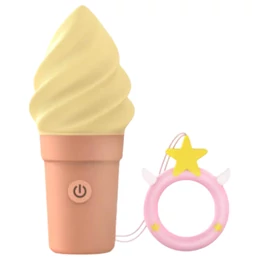 Love to Love Cand Ice - akkus csikló vibrátor (vanília)