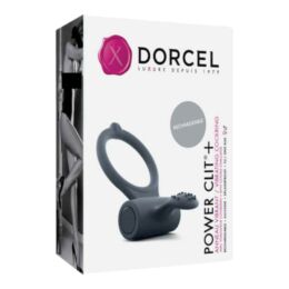 Dorcel Power Clit Plus - akkus, vibrációs péniszgyűrű (fekete)