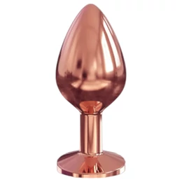 Dorcel Diamond Plug M - alumínium anál plug (rosegold)