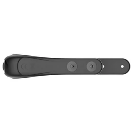 Funny Me - akkus, állítható vibrációs péniszgyűrű (fekete)