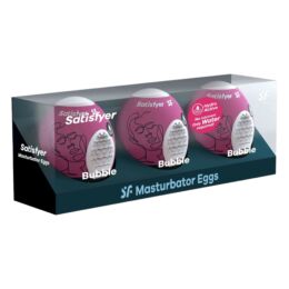 Satisfyer Egg Bubble - maszturbációs tojás szett (3db)