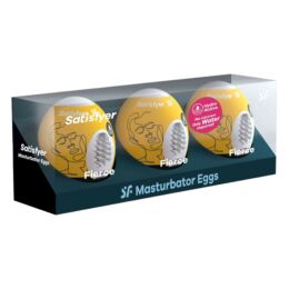 Satisfyer Egg Fierce - maszturbációs tojás szett (3db)