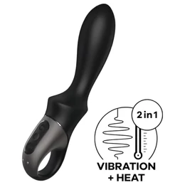 Satisfyer Heat Climax - okos, melegítő anál vibrátor (fekete)