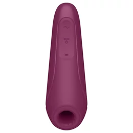 Satisfyer Curvy 1+ - okos léghullámos csiklóizgató (piros)
