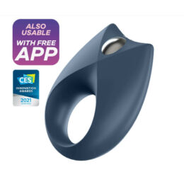 Satisfyer Royal One - okos, akkus, vibrációs péniszgyűrű (kék)