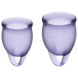 Satisfyer Feel Confident - menstruációs kehely szett (lila)