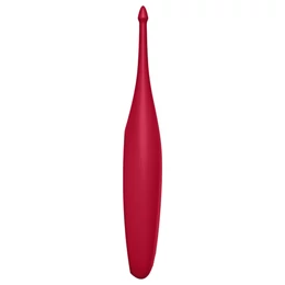 Satisfyer Twirling Fun - akkus, vízálló csikló vibrátor (piros)