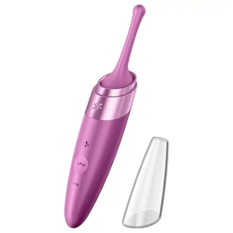 Satisfyer Twirling Delight - vízálló csikló vibrátor (lila)