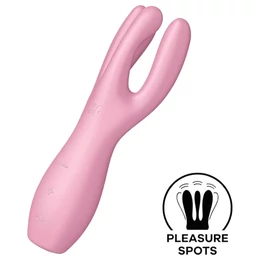 Satisfyer Threesome 3 - akkus csikló vibrátor (pink)
