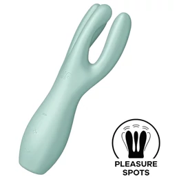 Satisfyer Threesome 3 - akkus csikló vibrátor (menta)