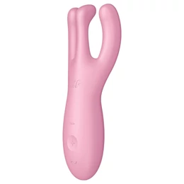 Satisfyer Threesome 4 - okos csikló vibrátor (pink)