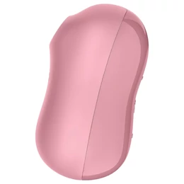 Satisfyer Cotton Candy - léghullámos csikló vibrátor (korall)