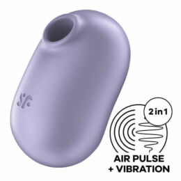 Satisfyer Pro To Go 2 - akkus, léghullámos csiklóizgató vibrátor (viola)