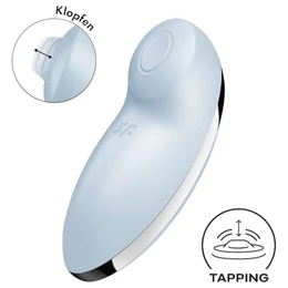 Satisfyer Tap &amp; Climax 2 - 2in1 csiklóizgató és vibrátor (kék)