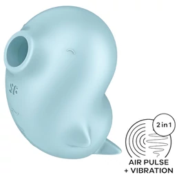 Satisfyer Sassy Seal - léghullámos csiklóizgató (türkiz)