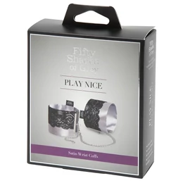 A szürke ötven árnyalata - szatén bilincs (ezüst)