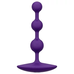 ROMP Amp - gyöngyös anál dildó (lila)