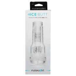 Fleshlight Ice Butt - műpopsi maszturbátor (átlátszó)