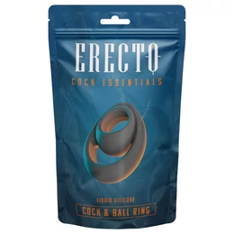 Erecto - erős pénisz- és heregyűrű (fekete)